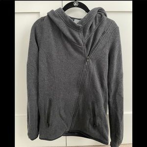 Athleta asymmetrical zip up xs